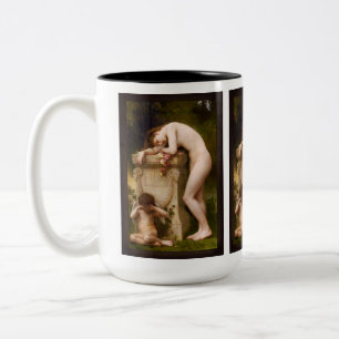 Caneca De Café Em Dois Tons Elegy por William Adolphe Bouguereau