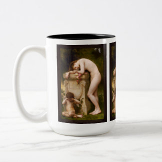 Caneca De Café Em Dois Tons Elegy por William Adolphe Bouguereau