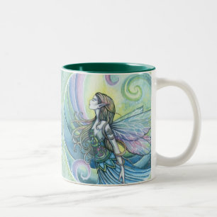 Caneca De Café Em Dois Tons Elemento de água Molly Harrison Mug