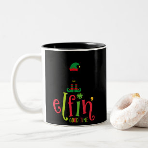 Caneca De Café Em Dois Tons Elfin Good Time