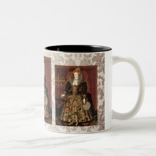 Caneca De Café Em Dois Tons Elizabeth mim c 1599