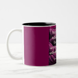 Caneca De Café Em Dois Tons Elizabeth Zimmerman Mug