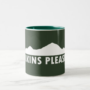Caneca De Café Em Dois Tons Elkins West Virginia, por favor