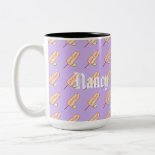 Caneca De Café Em Dois Tons Elote Mexicano Street style Corn On The Cob