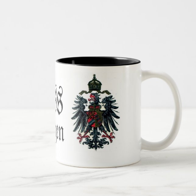 Caneca De Café Em Dois Tons Elsass-Lothringen, (Direita)