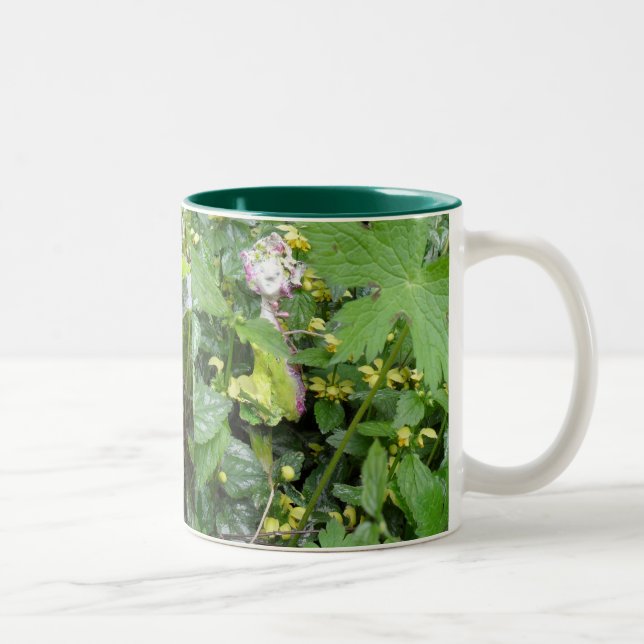 Caneca De Café Em Dois Tons Elve do jardim (Direita)