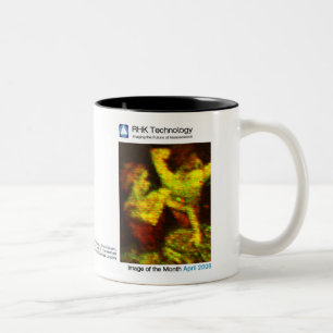 Caneca De Café Em Dois Tons Em abril de 2006 - tecnologia de RHK: Imagem do