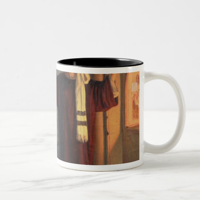 Caneca De Café Em Dois Tons Em um catacomb, 1900 (Direita)