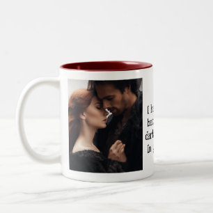 Caneca De Café Em Dois Tons Em Você Encontrei Minha Luz