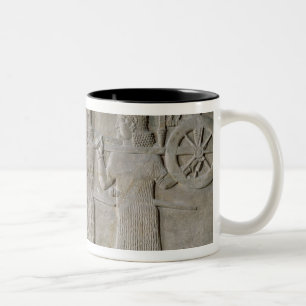 Caneca De Café Em Dois Tons Embarcações de bebendo & o chariot real