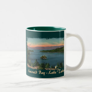 Caneca De Café Em Dois Tons Emerald Bay - Lago Tahoe Coffee Mug