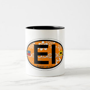 Caneca De Café Em Dois Tons Emerald Isle.