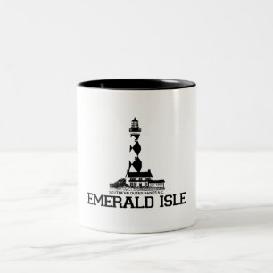 Caneca De Café Em Dois Tons Emerald Isle.