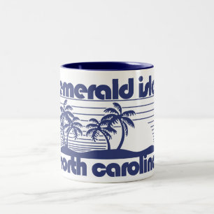 Caneca De Café Em Dois Tons Emerald Isle, Carolina do Norte