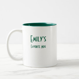 Caneca De Café Em Dois Tons Emilly's Mug