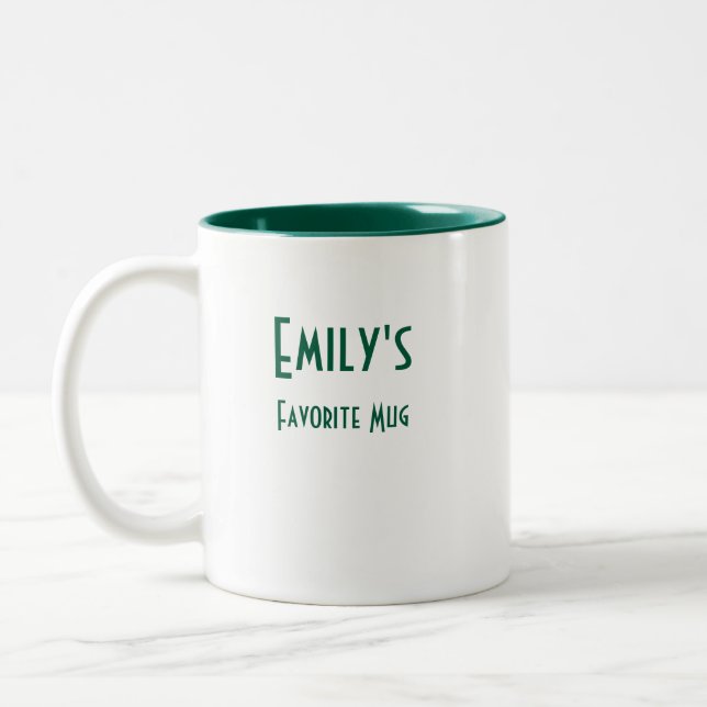 Caneca De Café Em Dois Tons Emilly's Mug (Esquerda)