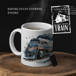 Caneca De Café Em Dois Tons Empire State Express Engine
