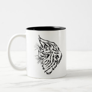 Caneca De Café Em Dois Tons Empresário bem sucedido do racum de Maine