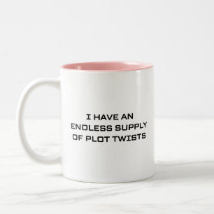 Caneca De Café Em Dois Tons Encantada citação de Literatura de Professores Ing