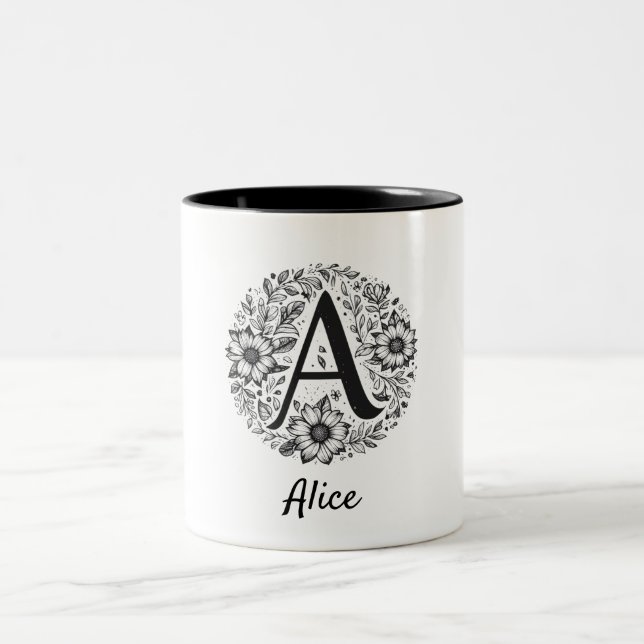 Caneca De Café Em Dois Tons Encantando Nook Mug (Centro)