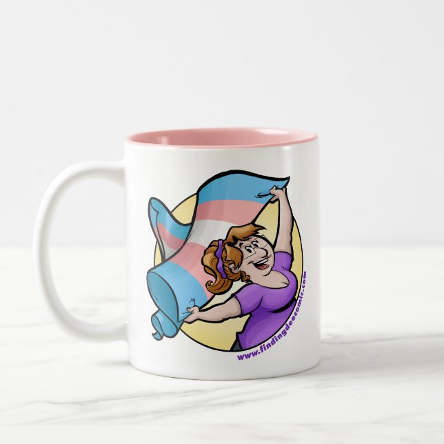 Caneca De Café Em Dois Tons Encontrando a caneca de dois lados de Dee (Esquerda)