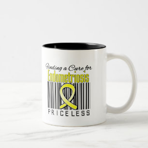 Caneca De Café Em Dois Tons Encontrando uma cura para a endometriose IMPAGÁVE