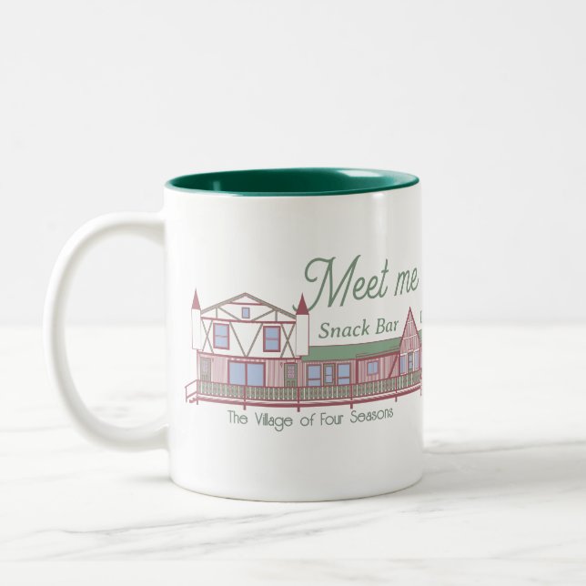 Caneca De Café Em Dois Tons Encontre-me no Boardwalk Mug (Esquerda)