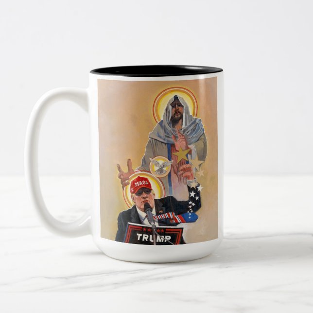 Caneca De Café Em Dois Tons Endosso divino (Esquerda)