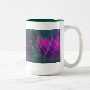 Caneca De Café Em Dois Tons Enfeites de natal religioso Vermelho