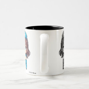 Caneca De Café Em Dois Tons Enfermeira Chibi Original - Calma Profissional