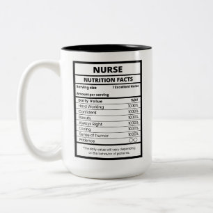 Caneca De Café Em Dois Tons Enfermeiras E Assistente Médico De Saúde Engraçado