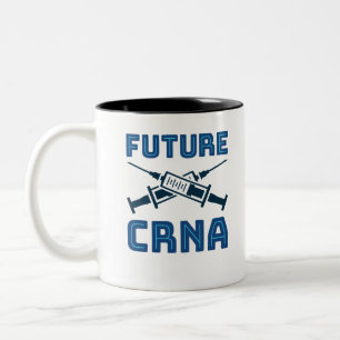 Caneca De Café Em Dois Tons Enfermeiro Anestesista Futuro da CRNA