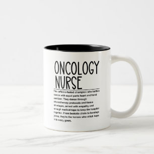 Caneca De Café Em Dois Tons Enfermeiro de oncologia