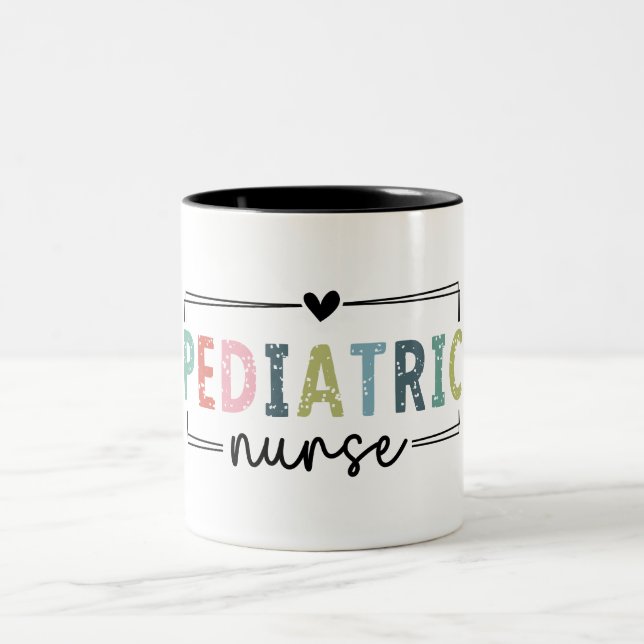 Caneca De Café Em Dois Tons Enfermeiro Pediátrico (Centro)