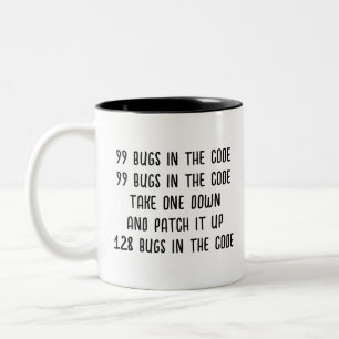 Caneca De Café Em Dois Tons Engenheiro de software, desenvolvedor, programador