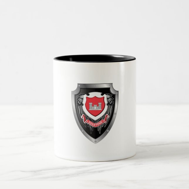 Caneca De Café Em Dois Tons Engenheiro Essayons (Centro)