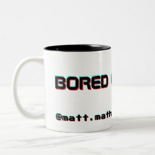 Caneca De Café Em Dois Tons Engenheiro TikTok Mug Bordo de Mattmath