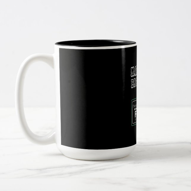 Caneca De Café Em Dois Tons Engineer Materials Engineering Is Fun (Esquerda)