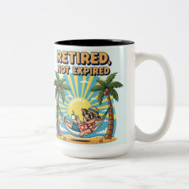 Caneca De Café Em Dois Tons ☕ Engraçada Mug | Adeus Tensão, Olá Pe