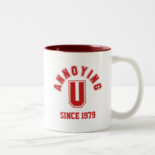 Caneca De Café Em Dois Tons Engraçado Chupa, Vermelho
