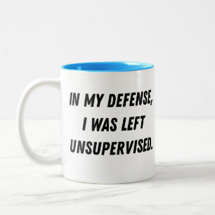Caneca De Café Em Dois Tons Engraçado, com licença. Presentes de piada