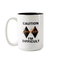 Engraçado Difícil Nome de Diamante Negro Duplo