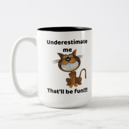 Caneca De Café Em Dois Tons Engraçado Dizer Coffee Mug