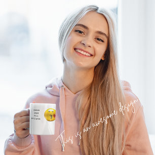 Caneca De Café Em Dois Tons Engraçado Dizer Cotrabalhador Moderno Cooper Coage