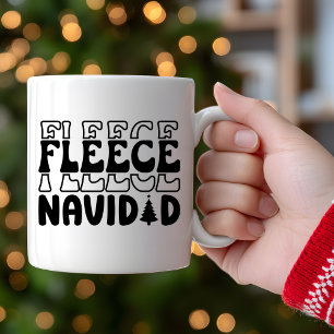 Caneca De Café Em Dois Tons Engraçado dizer Natal, citação de feriado)