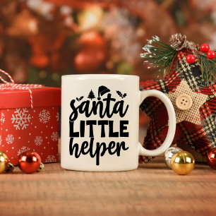 Caneca De Café Em Dois Tons Engraçado dizer Natal, citação de feriado)