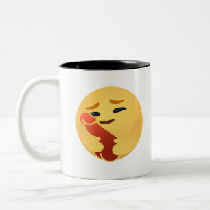 Caneca De Café Em Dois Tons Engraçado Emojis Facebook