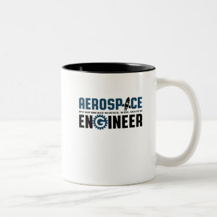 Caneca De Café Em Dois Tons Engraçado Engenheiro aeroespacial Humor É ciência 