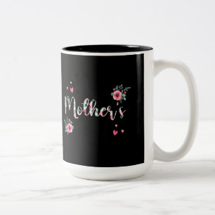 Caneca De Café Em Dois Tons Engraçado Grammie Heart para vovó Dia das Mães Mul