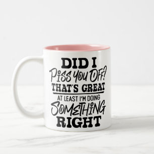 Caneca De Café Em Dois Tons Engraçado Humor Sarcástico